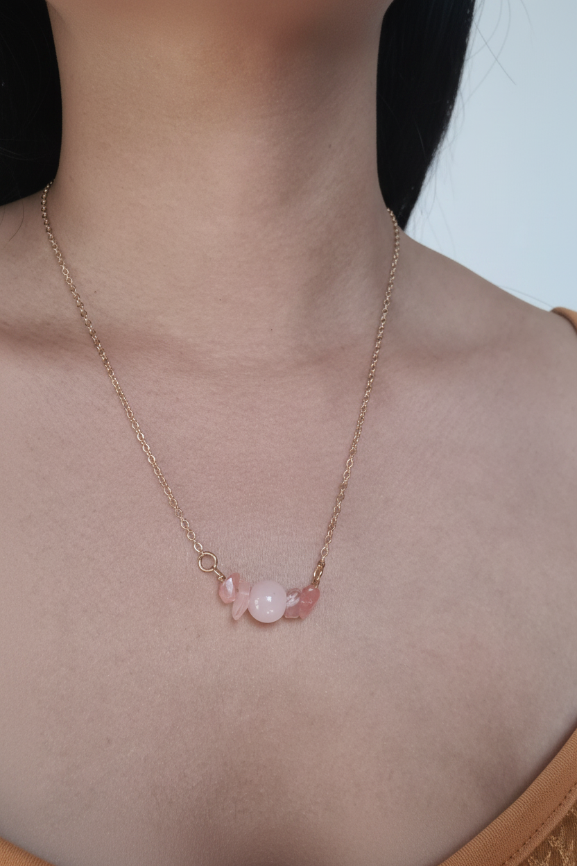 Necklace worn on neck