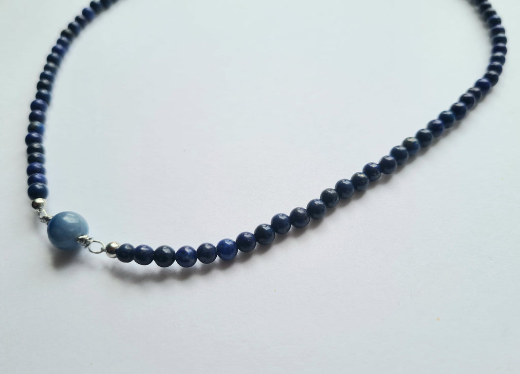 Handmade Lapis Lazuli Gemstone Necklace