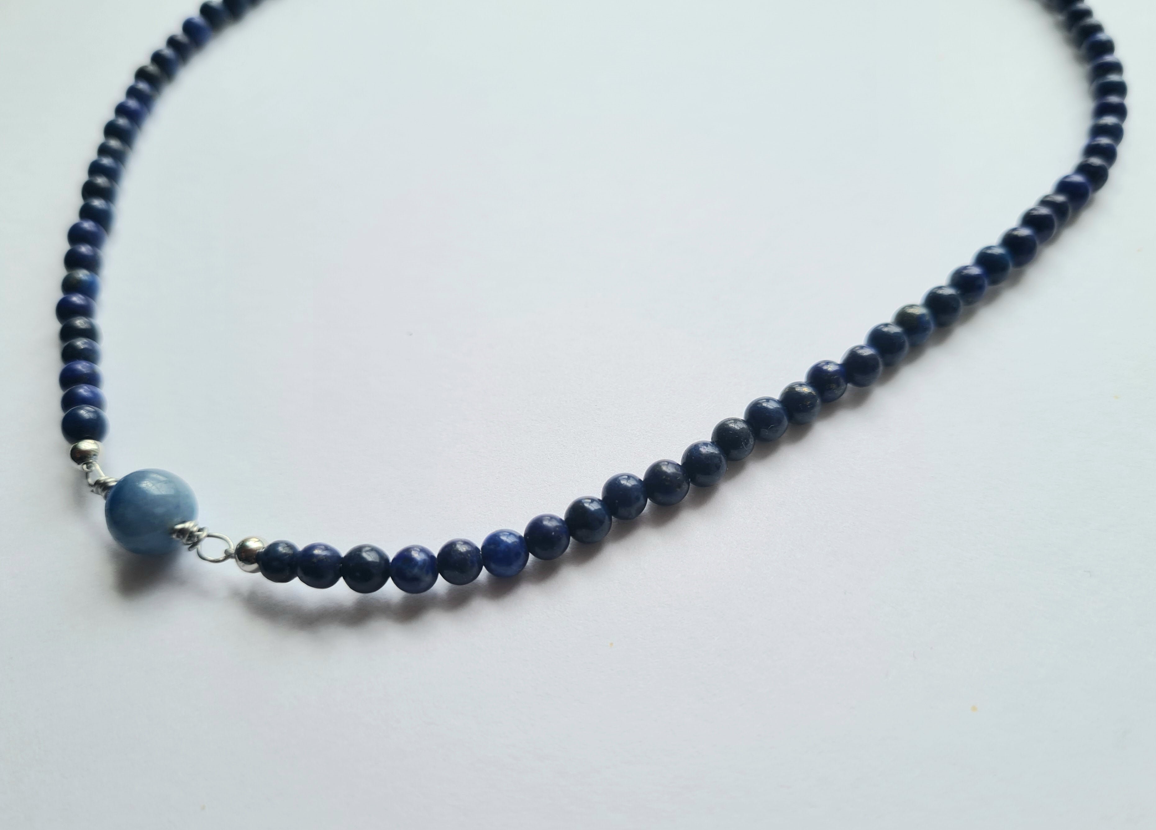Handmade Lapis Lazuli Gemstone Necklace