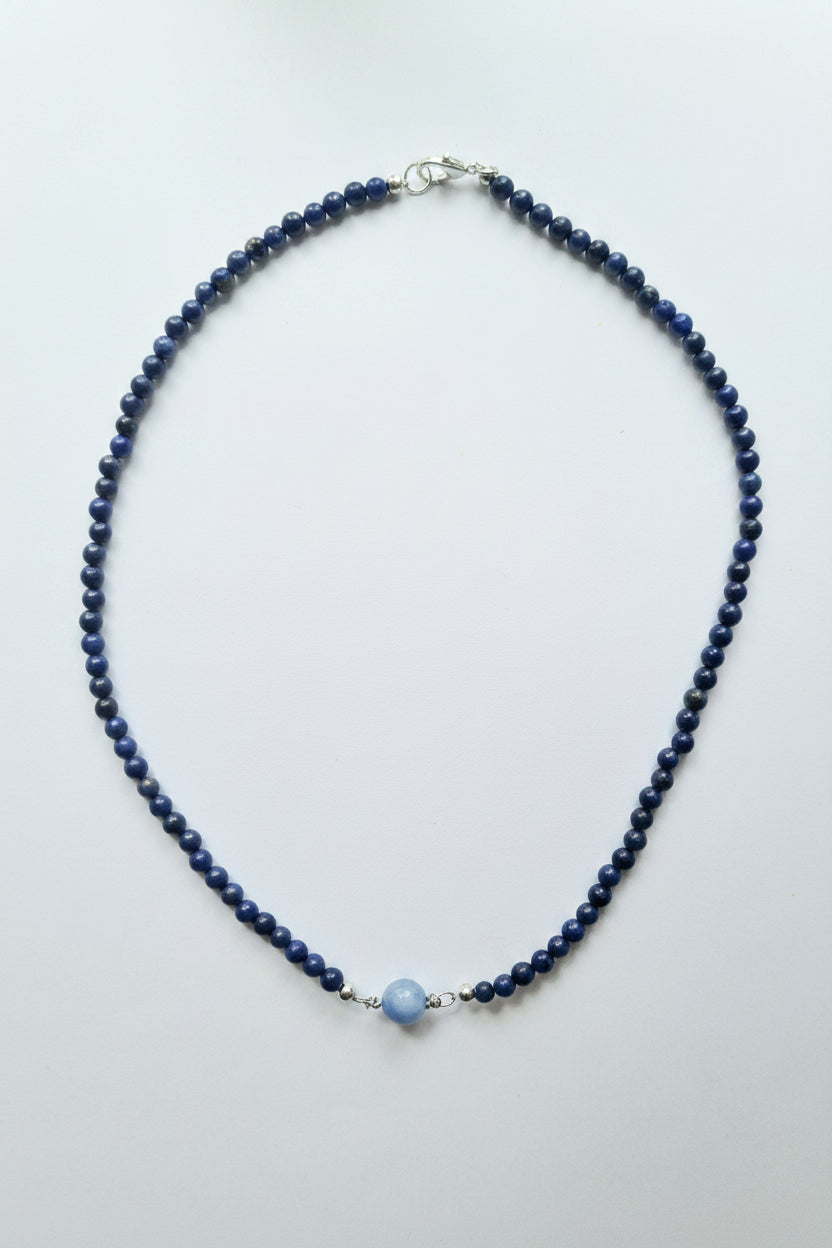 Handmade Lapis Lazuli Gemstone Necklace